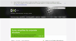 Desktop Screenshot of eurexgroup.com